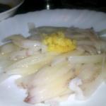 函館のイカ刺し